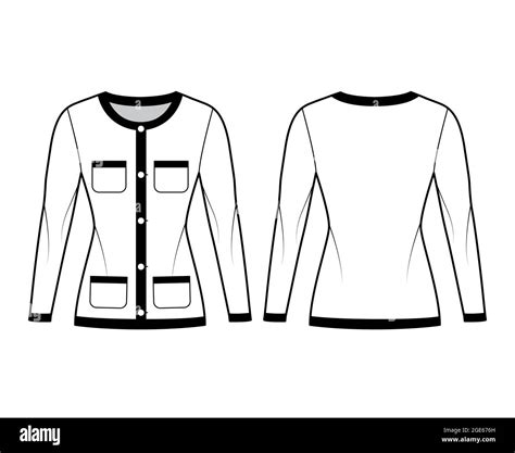 giacca chanel disegno moda